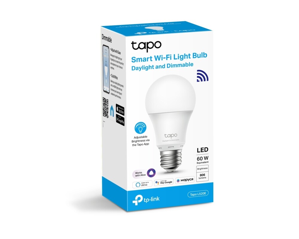 Осветително тяло TP-Link Tapo L520E, излъчваща дневна светлина и димируема 9