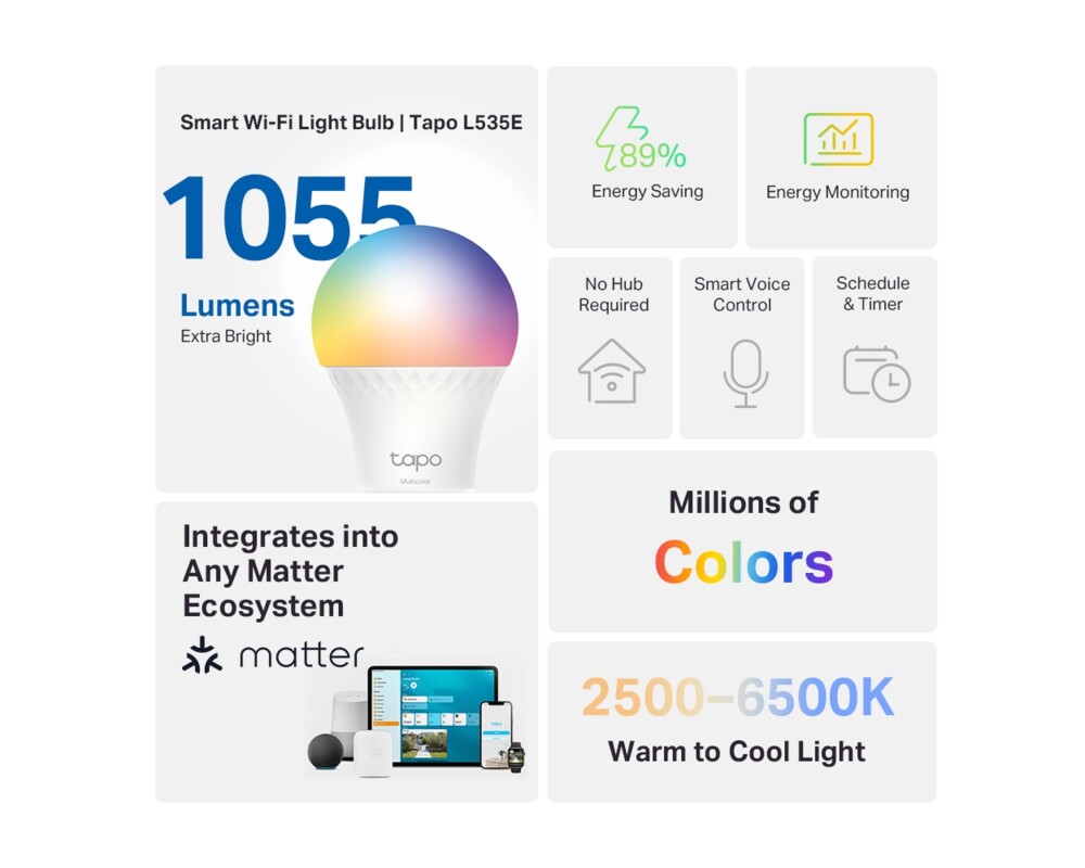 Осветително тяло TP-Link Tapo L535E 7