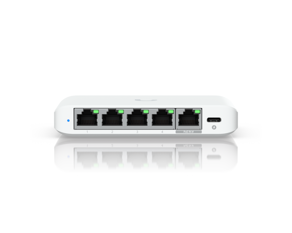 Switch (Комутатор) 5-портов Gigabit комутатор Ubiquiti UniFi Flex Mini 2.5G 3