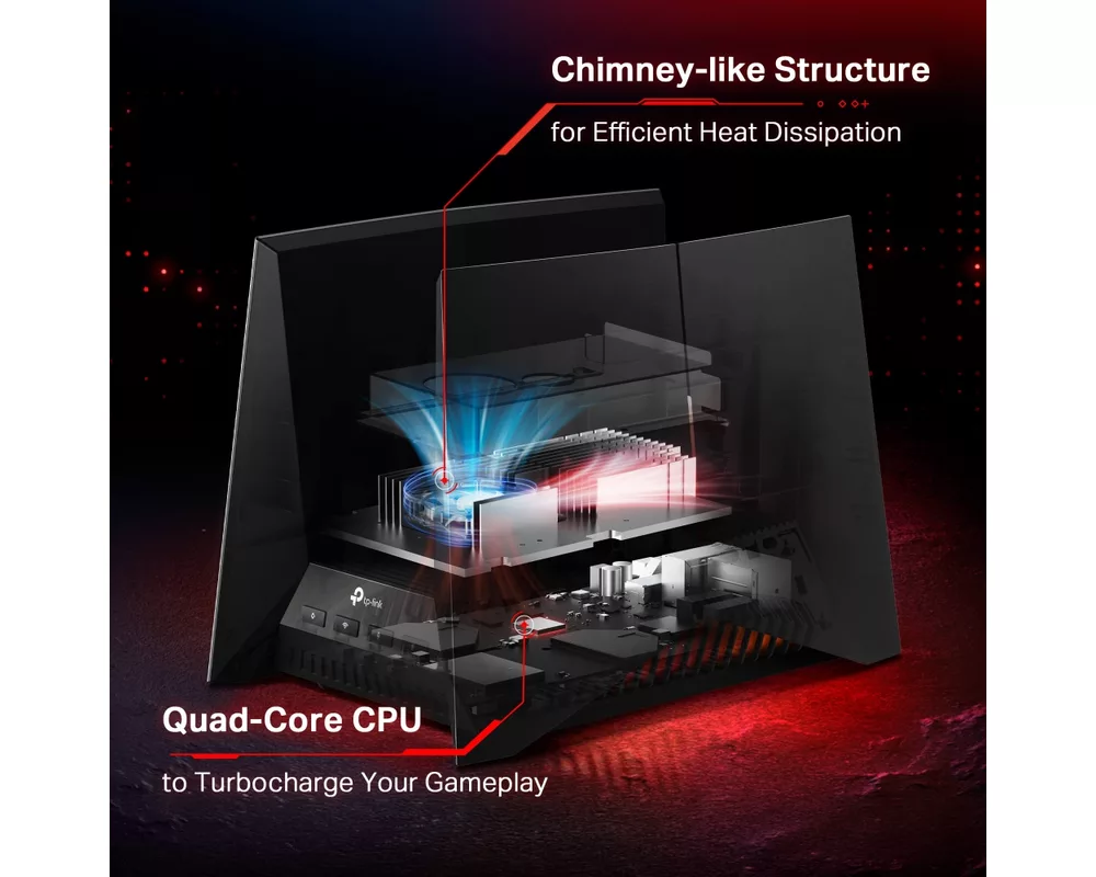 Рутер TP-Link Archer GE800 BE19000 3-лентов 8