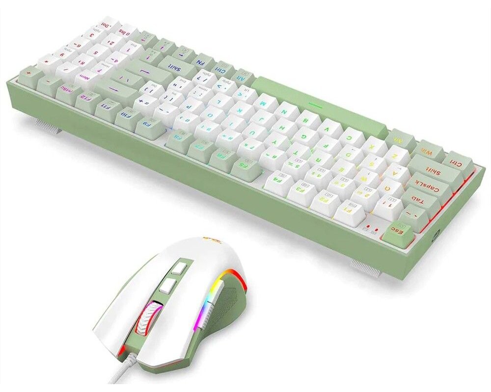 Клавиатура Redragon S134 Combo - бял 5