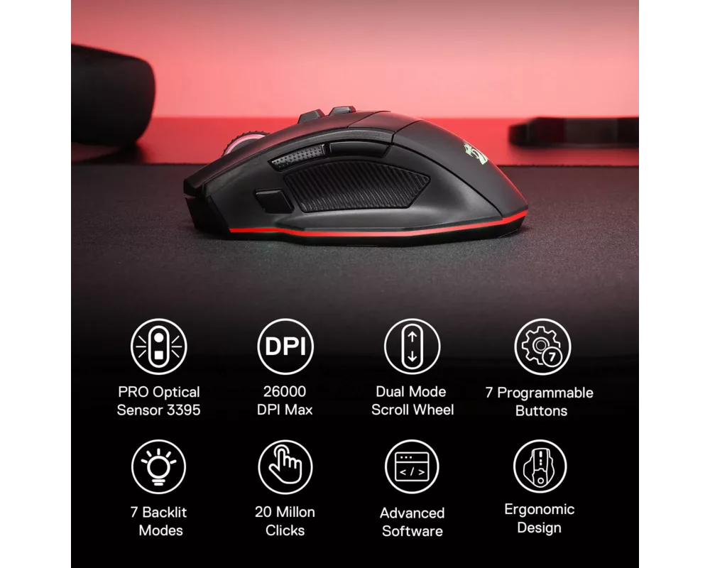 Мишка Redragon Rind Pro M813 M813RGB-PRO 3