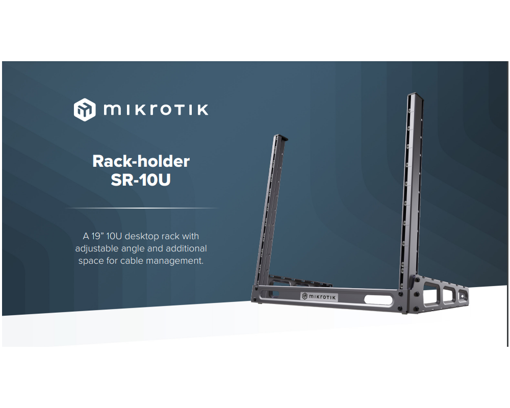 Мрежов аксесоар MikroTik Rack-holder SR-10U 2