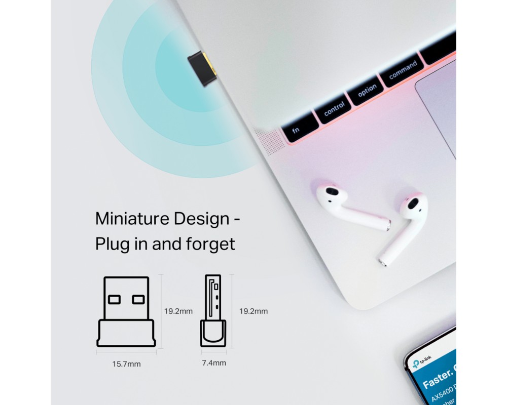 Мрежова карта TP-Link Archer T600UB Nano AC600 5