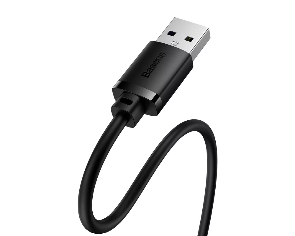 Кабел Baseus  AirJoy Series USB 3.0 мъжки към женски 5м B00631103111-05 - черен 5