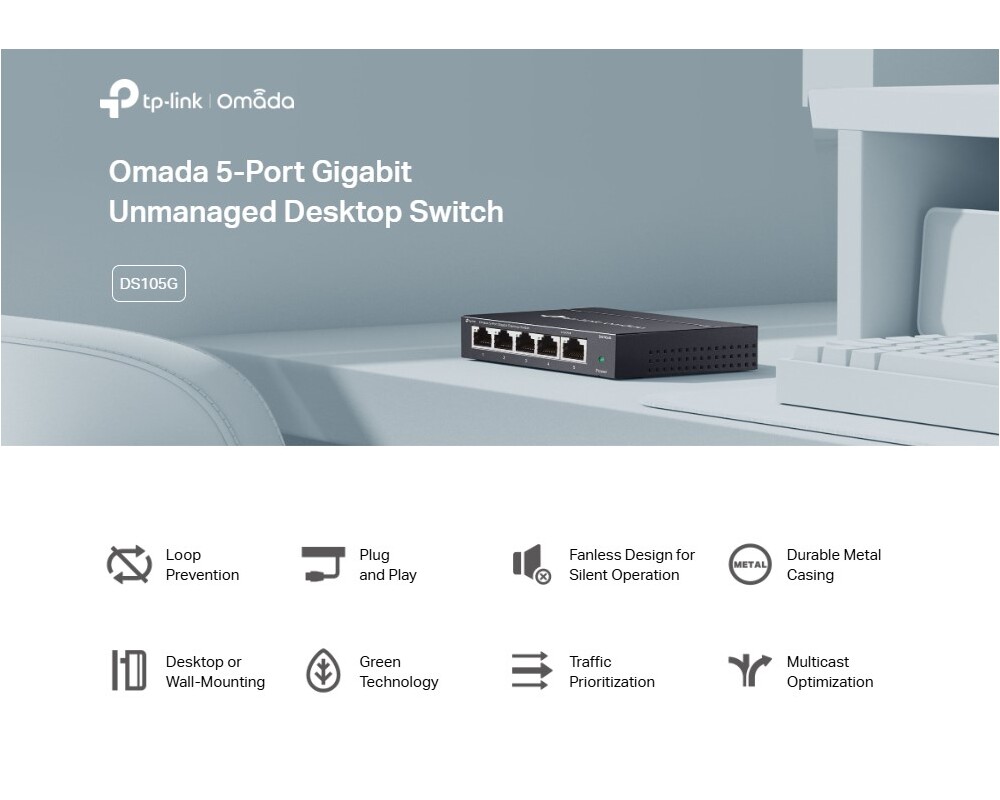 Switch (Комутатор) TP-Link DS105G 6