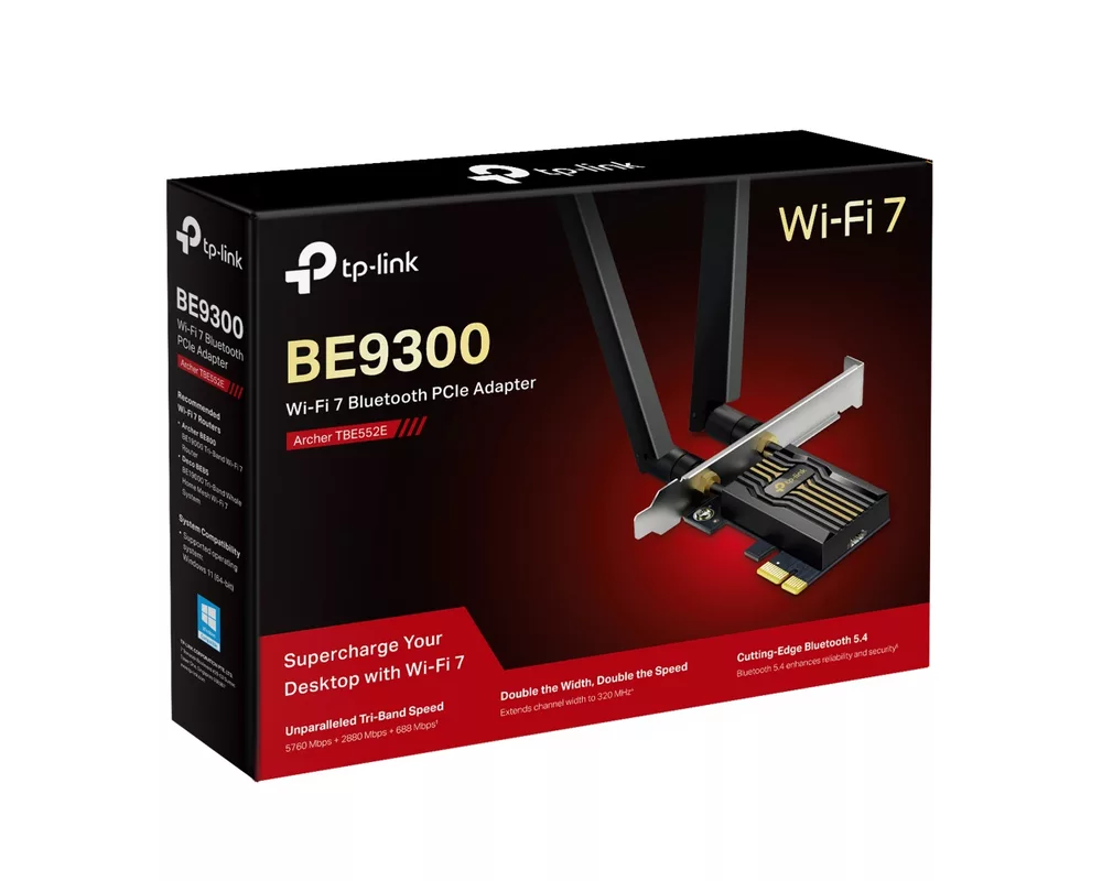 Мрежова карта TP-Link Archer TBE552E BE9300 10