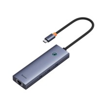  Baseus UltraJoy 4 в 1, USB Type-C към 3 x USB 3.0 и 1 x RJ45 B0005280A813-00 - сив 785938 B0005280A813-00 на топ цена - PIC.bg