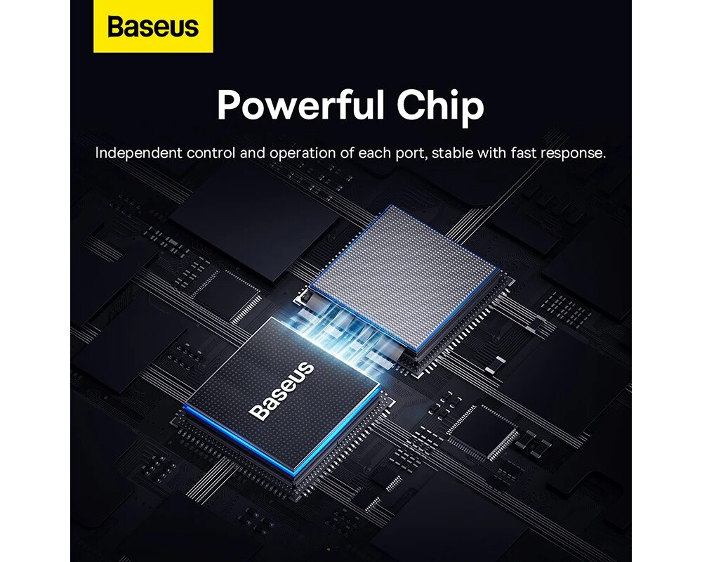 USB хъб Baseus UltraJoy 4 в 1, USB Type-C към 3 x USB 3.0 и 1 x RJ45 B0005280A813-00 - сив 6