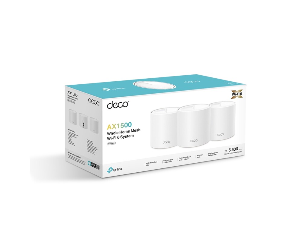 Рутер TP-Link Deco X10(3-pack) AX1500 2