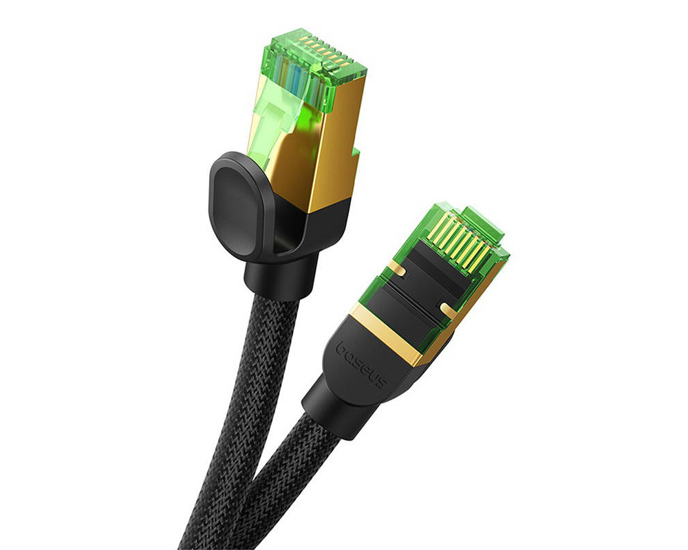 Мрежов кабел Baseus RJ45, Cat.8, 40Gbps, 1 м B0013320C111-01 - черен 4