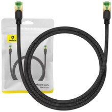  Baseus RJ45, Cat.8, 40Gbps, 1 м B0013320C111-01 - черен 787558 B0013320C111-01 на топ цена - PIC.bg