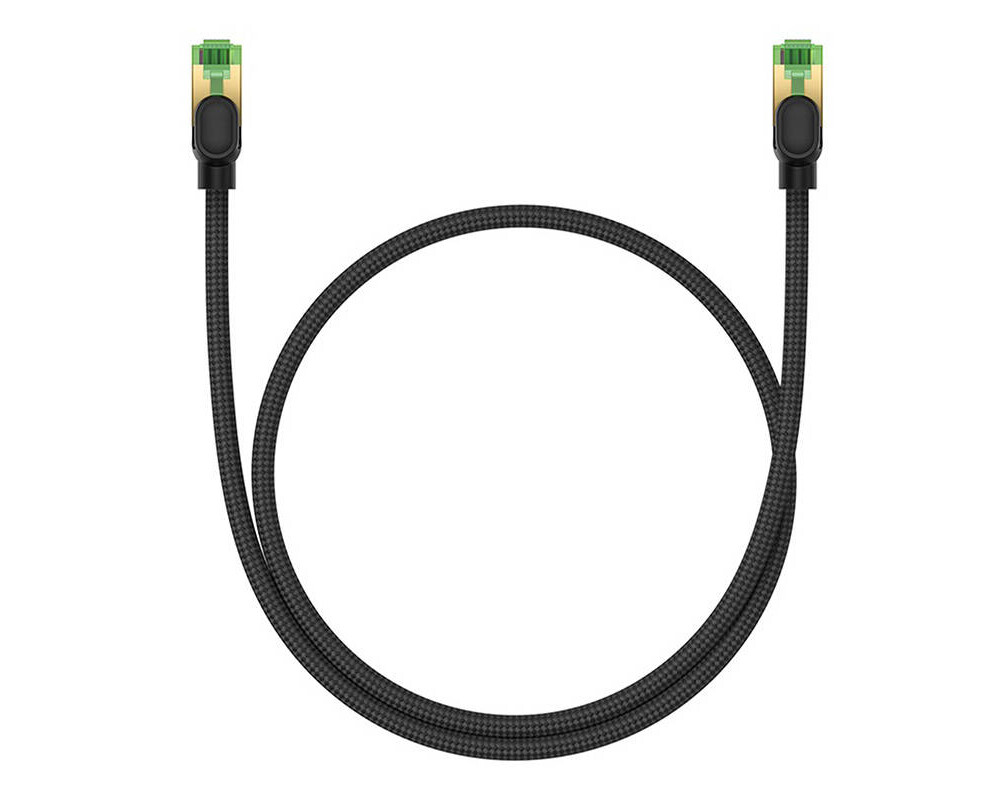 Мрежов кабел Baseus RJ45, Cat.8, 40Gbps, 1 м B0013320C111-01 - черен 2