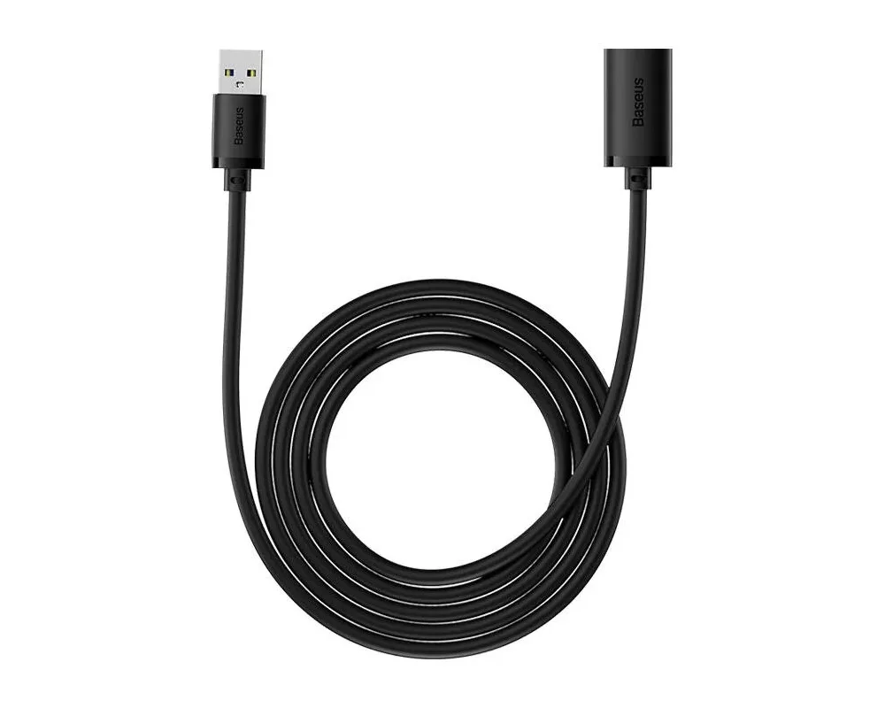 Кабел Baseus  AirJoy Series USB 3.0 мъжки към женски 2м B00631103111-03 - черен 2