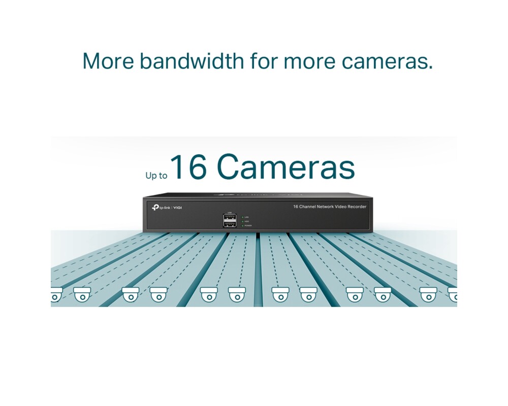 NVR - Цифрово записващо у-во TP-Link VIGI NVR1016H 5