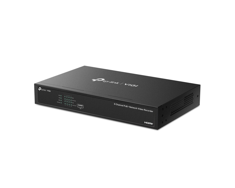 NVR - Цифрово записващо у-во TP-Link VIGI NVR1008H-8P 8-канален PoE+ 2