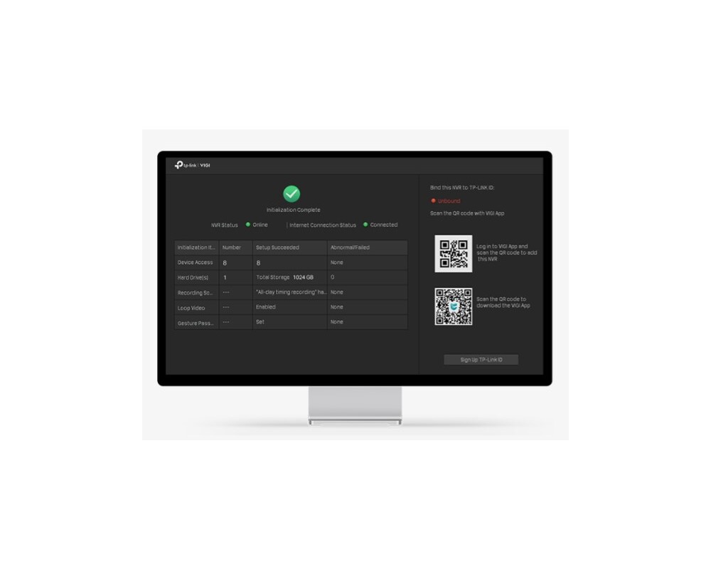 NVR - Цифрово записващо у-во TP-Link VIGI NVR1008H-8P 8-канален PoE+ 7