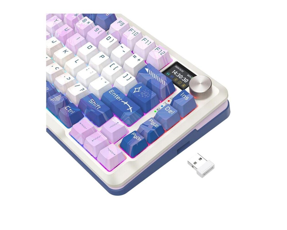 Клавиатура Redragon K701 Irelia RGB Pink magnetic switches 15