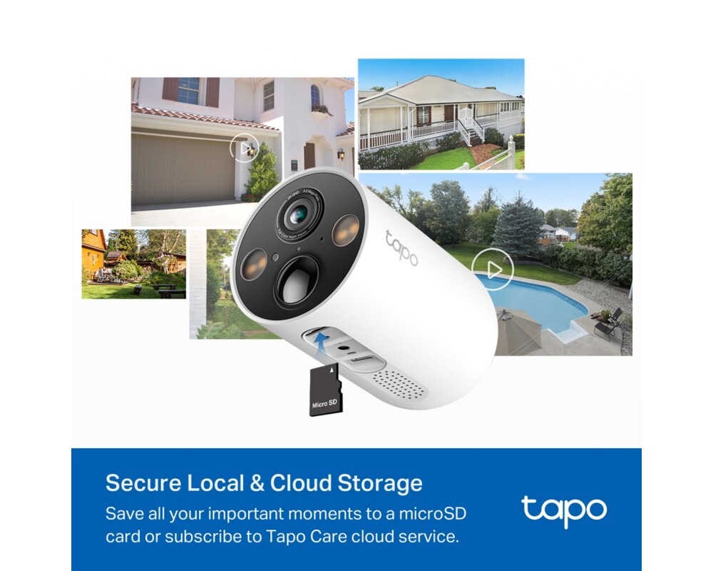 Цифрова IP камера Комплект интелигентна безжична охранителна камера със слънчев панел TP-Link Tapo TC85 KIT 11