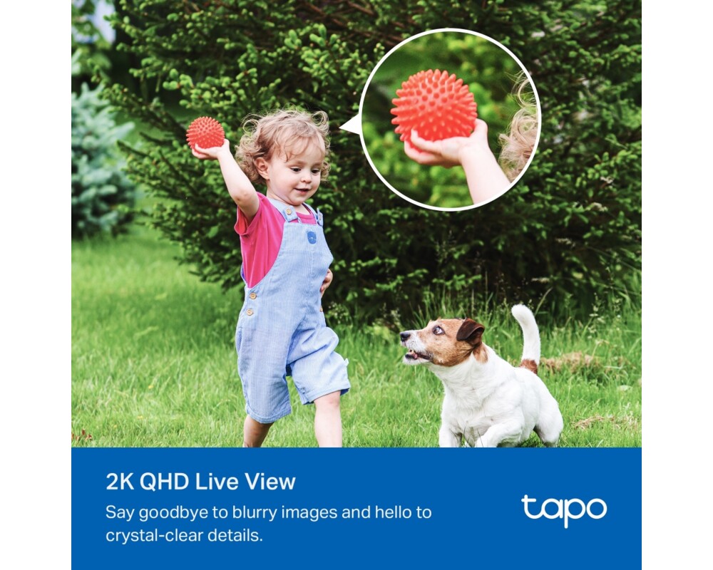 Цифрова IP камера Комплект интелигентна безжична охранителна камера със слънчев панел TP-Link Tapo TC85 KIT 7