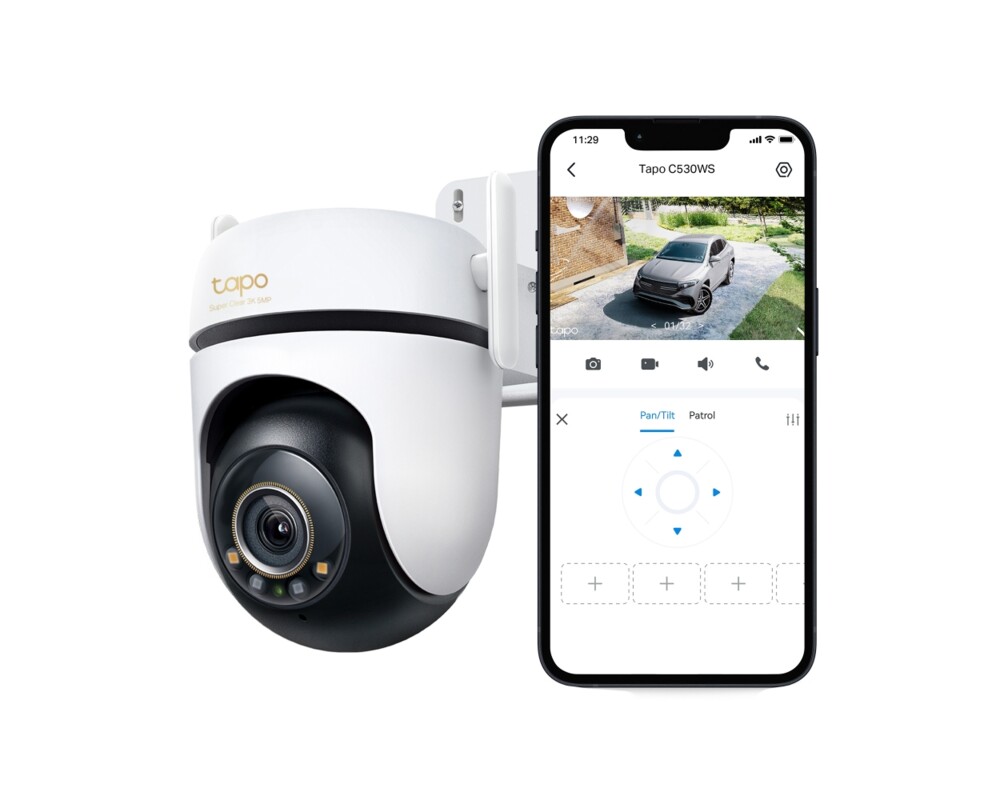 Цифрова IP камера TP-Link Tapo C530WS 3K 5MP панорамна 4