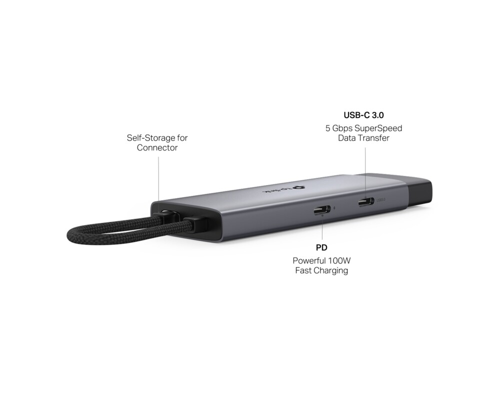 USB хъб TP-Link Type-C 5 в 1 UH5020C 2