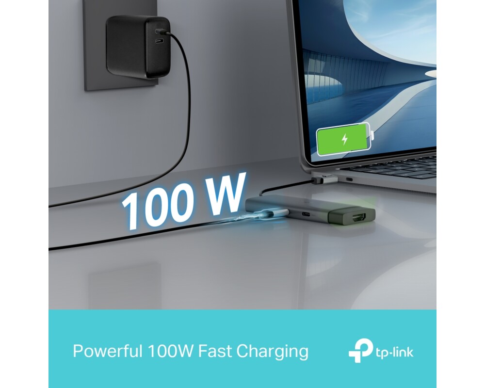 USB хъб TP-Link Type-C 5 в 1 UH5020C 6