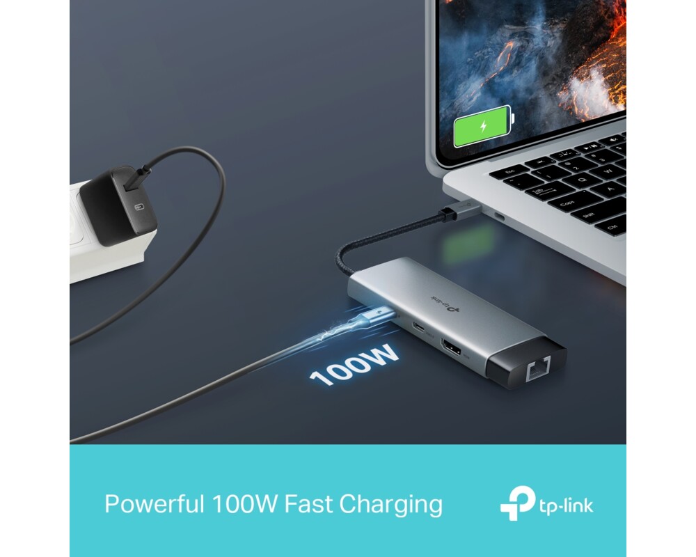 USB хъб TP-Link Type-C 6 в 1 UH6120C 5