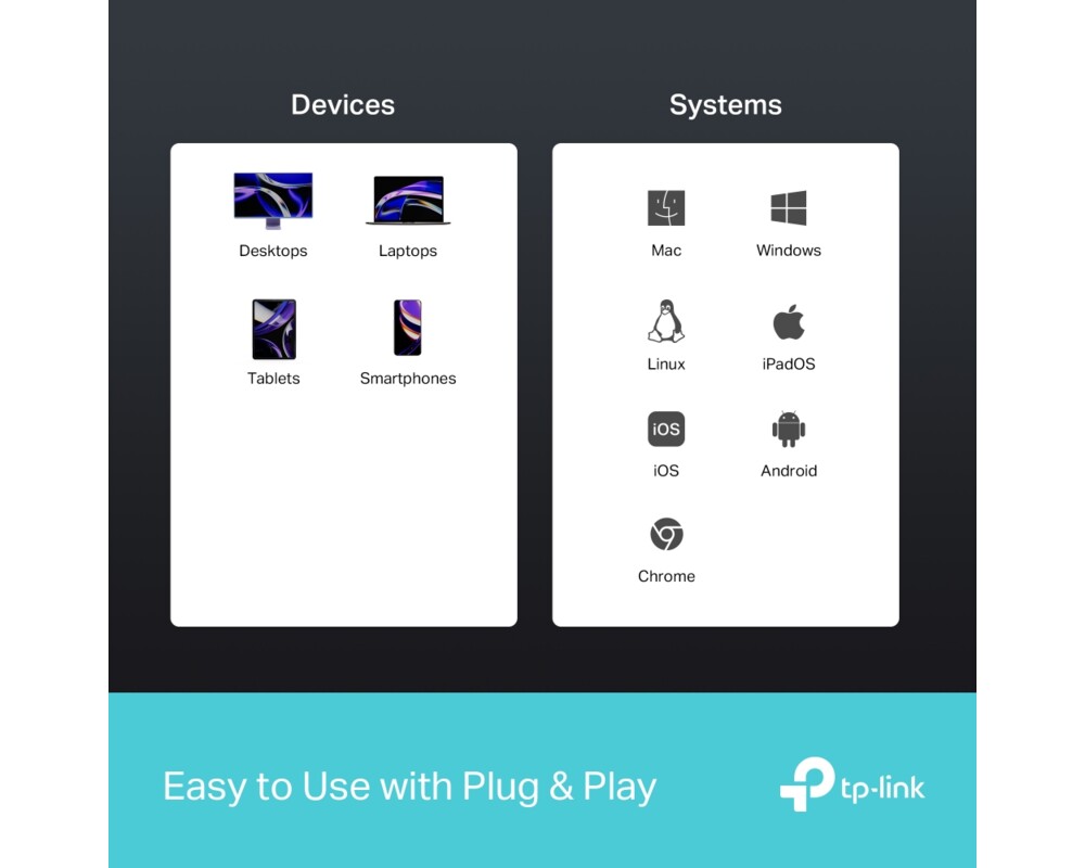 USB хъб TP-Link Type-C 6 в 1 UH6120C 10