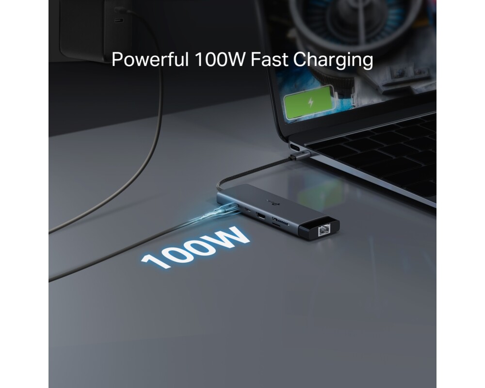 USB хъб TP-Link Type-C 9 в 1 UH9120C 10
