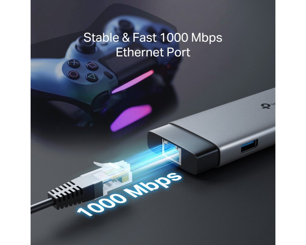 USB хъб TP-Link Type-C 9 в 1 UH9120C 8