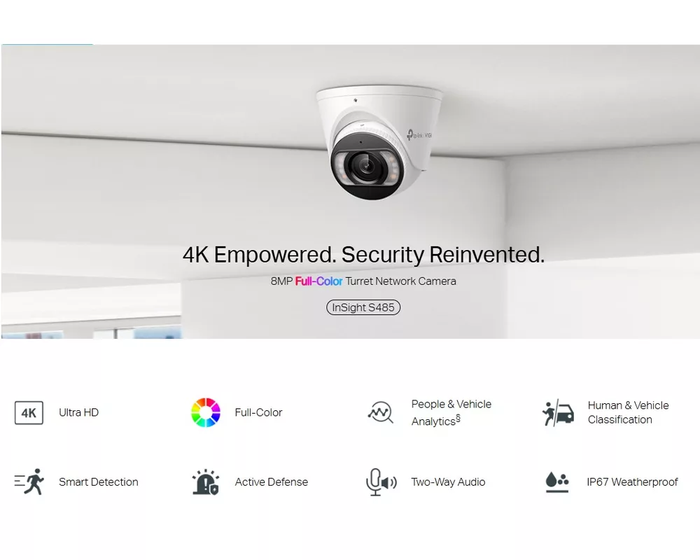 Цифрова IP камера TP-Link VIGI InSight S485(2.8mm) 6