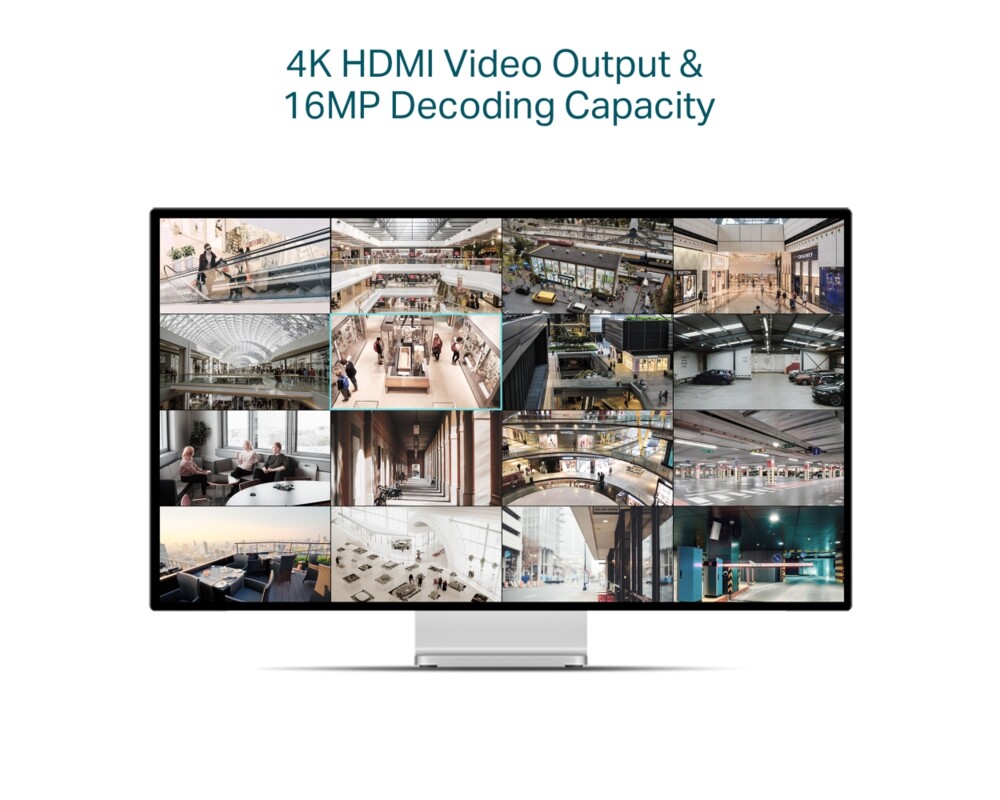 NVR - Цифрово записващо у-во TP-Link VIGI NVR2016H-16MP 5
