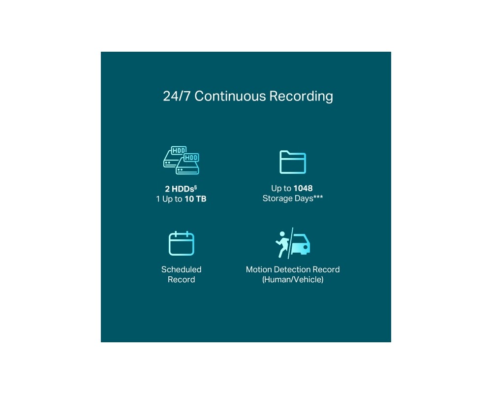 NVR - Цифрово записващо у-во TP-Link VIGI NVR2016H-16P 14