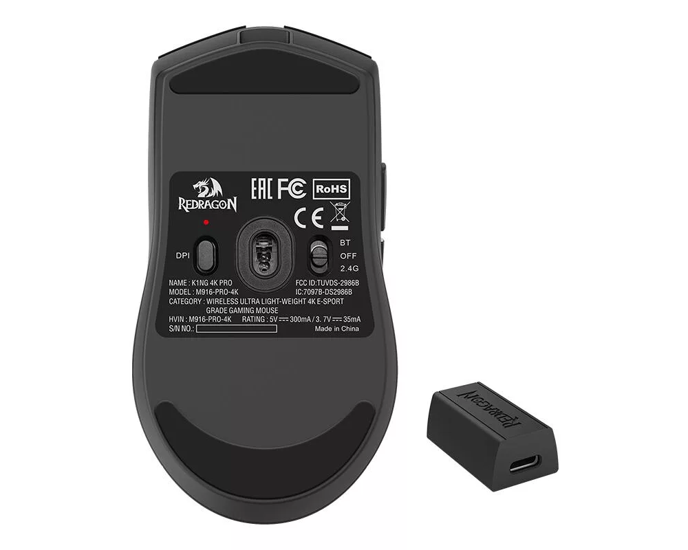 Мишка Redragon K1NG 4K PRO M916-PRO-4K 8