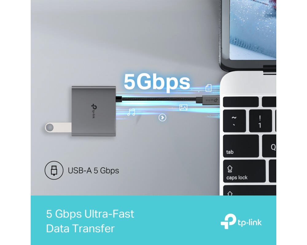 USB хъб TP-Link Type-C 3 в 1 UH3020C 7
