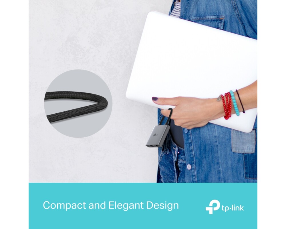 USB хъб TP-Link Type-C 3 в 1 UH3020C 8
