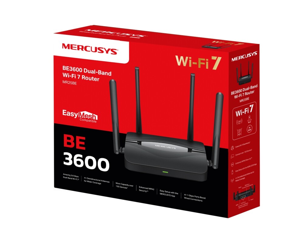 Рутер Mercusys MR25BE BE3600 10