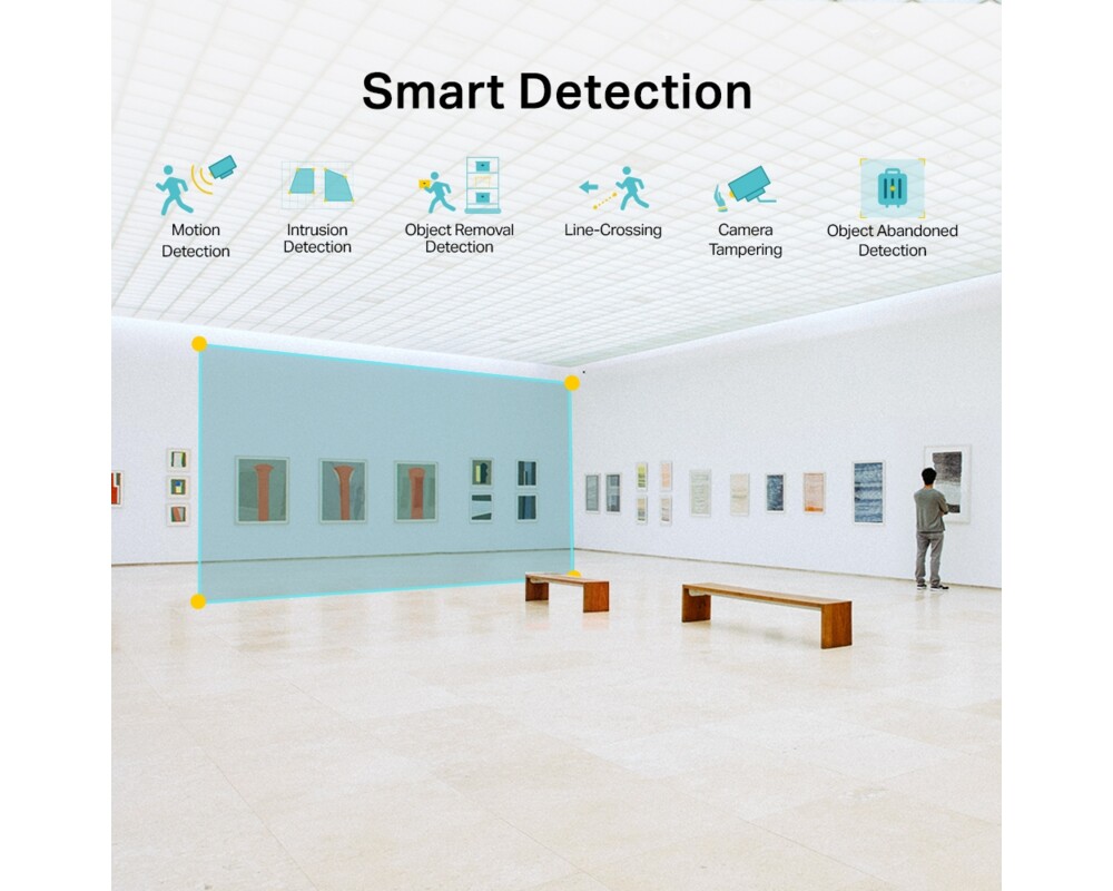 Цифрова IP камера TP-Link 3MP Turret Network Camera VIGI C430I(4mm) 6