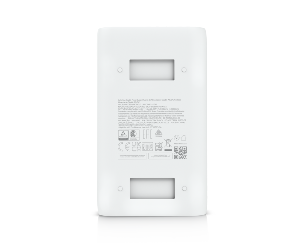 PoE адаптер Ubiquiti 10G PoE++ Adapter (60W) UACC-PoE++-10G 7