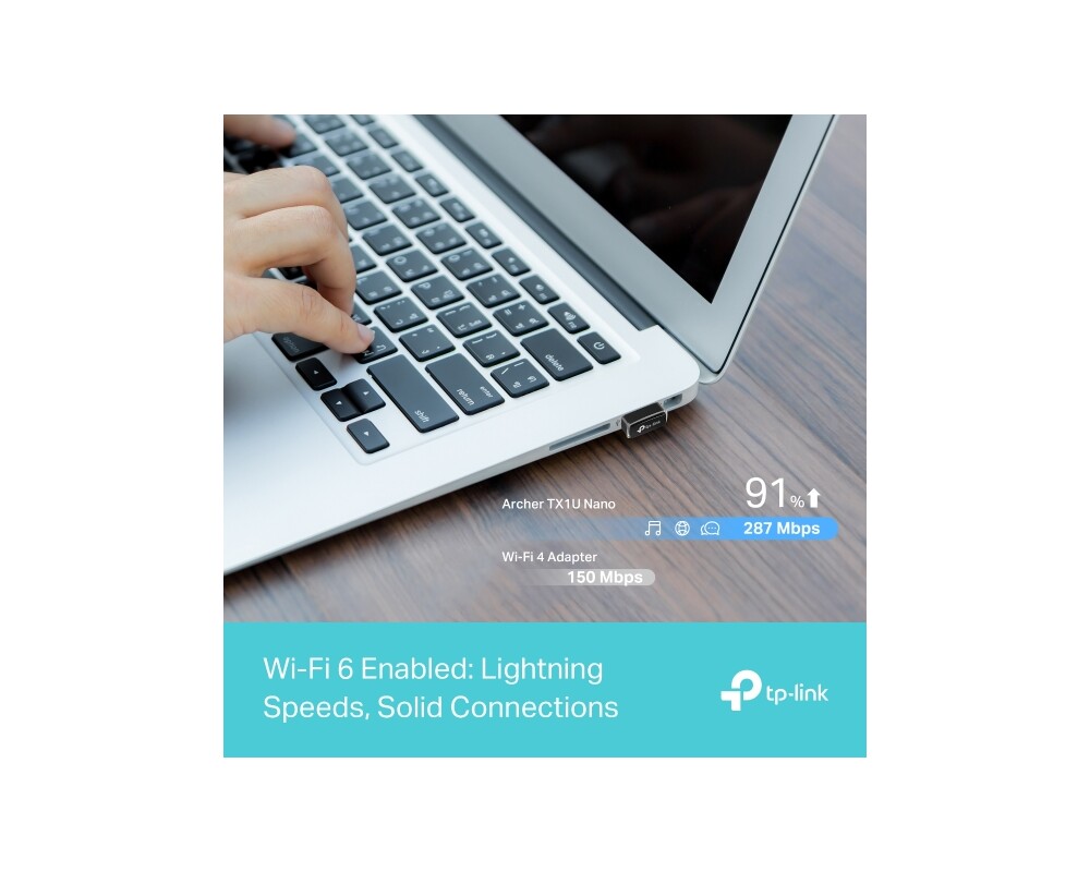 Мрежова карта TP-Link Archer TX1U Nano AX300 Wi-Fi 6 5