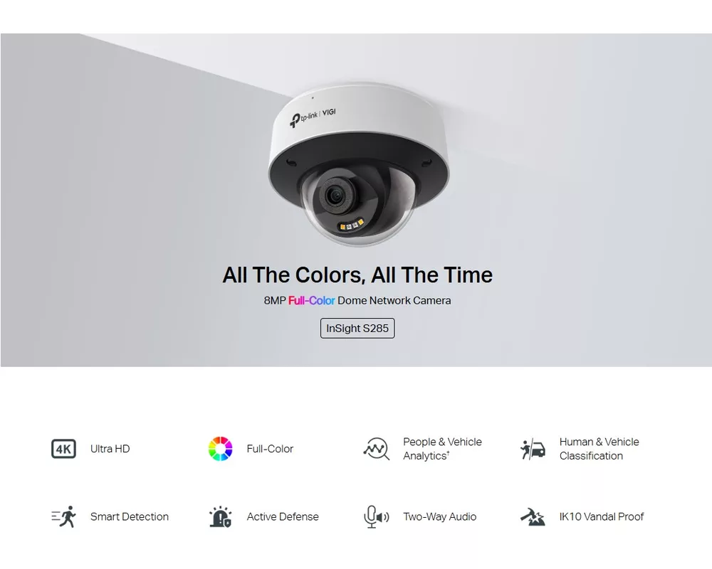 Цифрова IP камера TP-Link VIGI InSight S285(4mm) 6