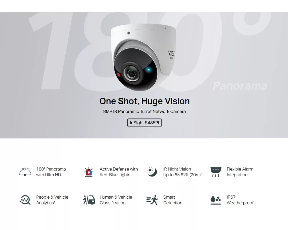 Цифрова IP камера TP-Link VIGI InSight S485PI 5