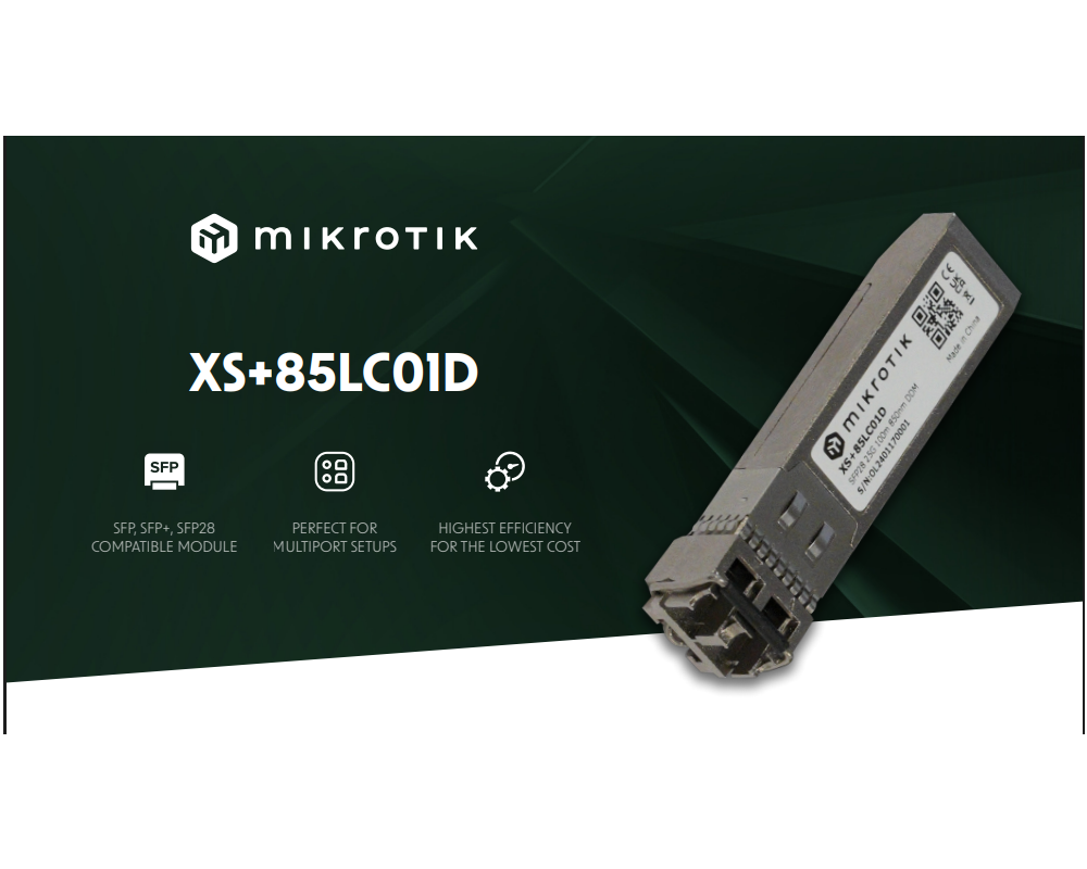 Оптичен преходник MikroTik XS+85LC01D 2