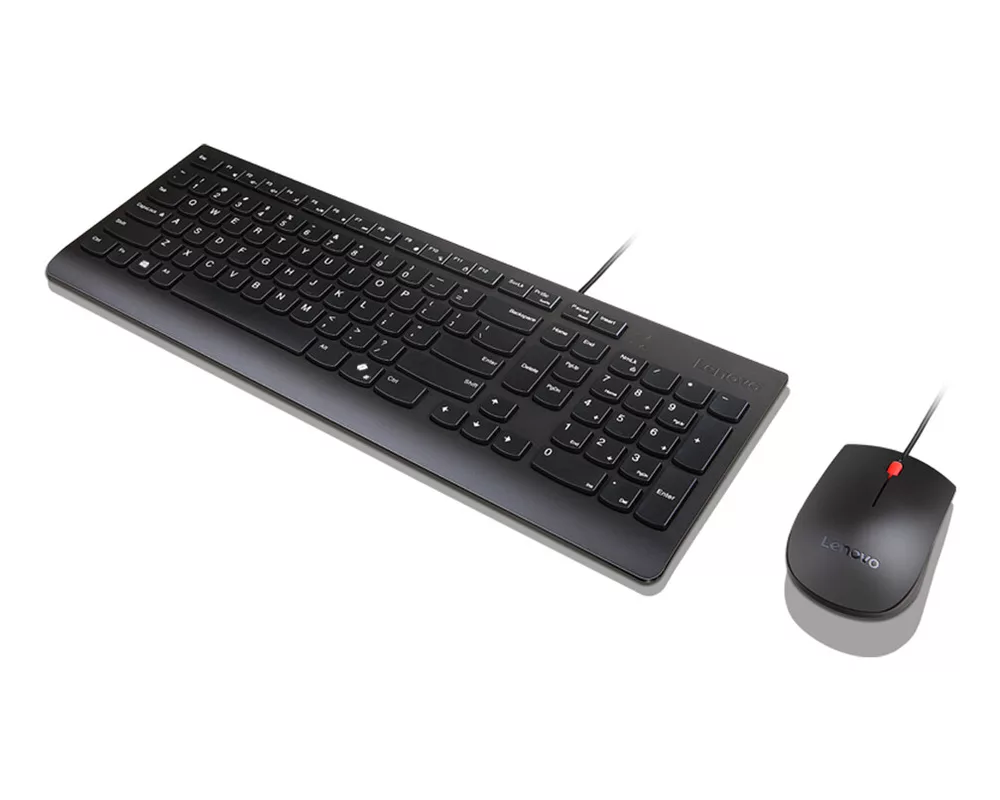 Клавиатура LENOVO Essential Wired Combo Keyboard & Mouse German (DE) 3