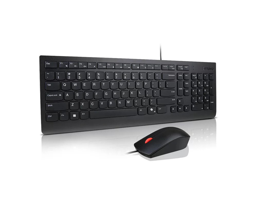 Клавиатура LENOVO Essential Wired Combo Keyboard & Mouse German (DE) 2