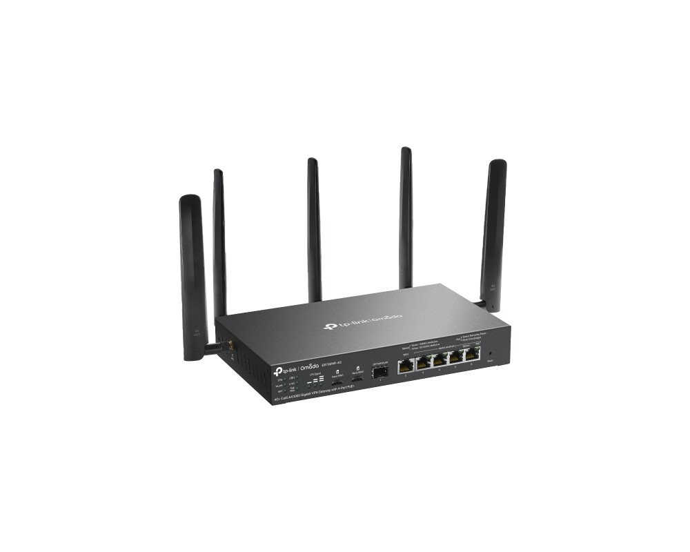 Рутер TP-Link Omada 4G+ Cat6 ER706WP-4G AX3000 4-портов PoE+ 3