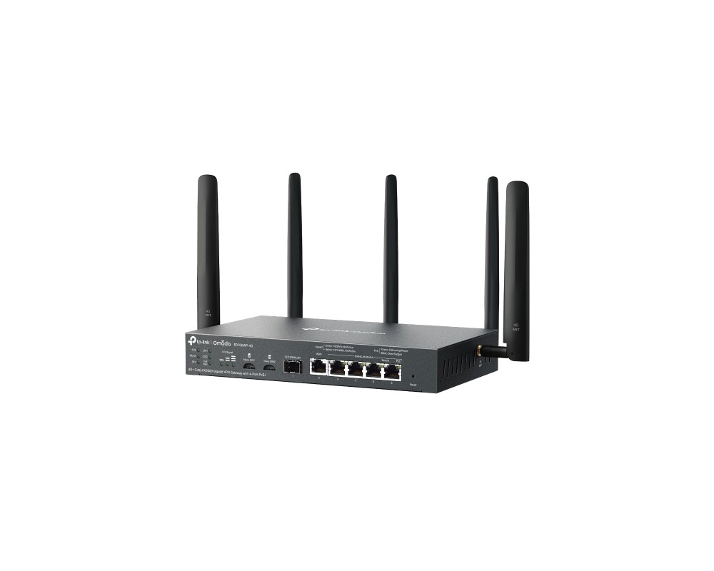 Рутер TP-Link Omada 4G+ Cat6 ER706WP-4G AX3000 4-портов PoE+ 4