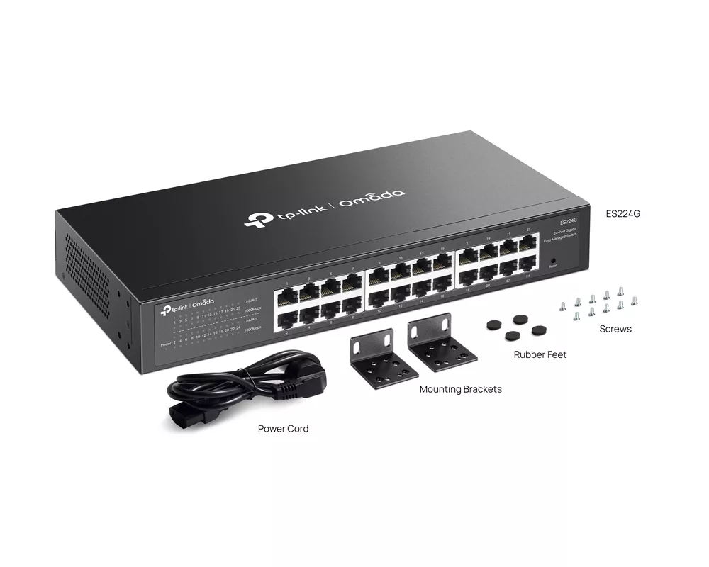 Switch (Комутатор) TP-Link Omada ES224G Gigabit Easy Managed Switch 8