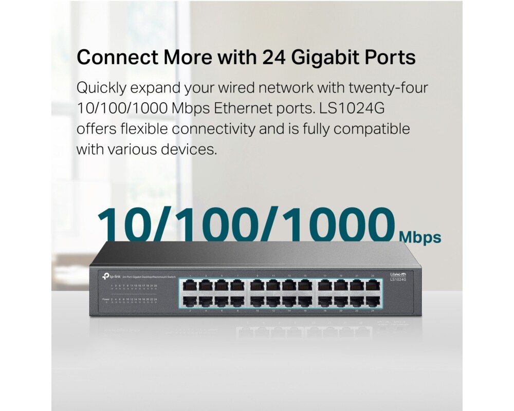Switch (Комутатор) TP-Link LS1024G 7